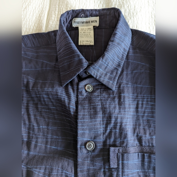 Vintage Issey Miyake Shirt  (part of 2-piece pant & shirt set) - Picture 3 of 6